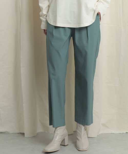 『Tallサイズあり』ストレッチワイドクロップドパンツ