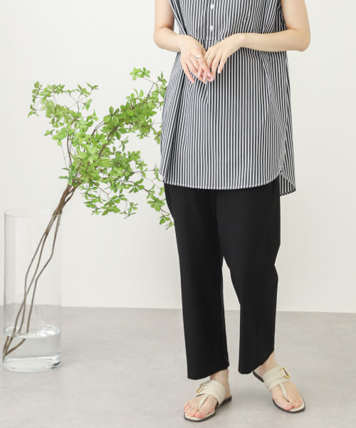 『Tallサイズあり』ストレッチワイドクロップドパンツ