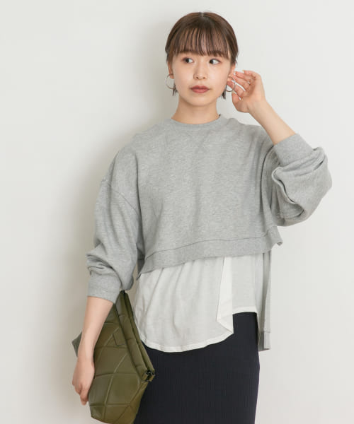 『UR TECH』ボタンデザインスウェット