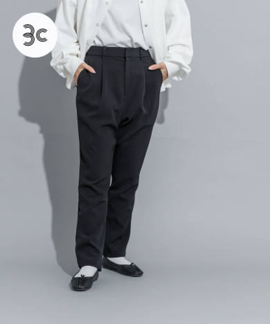 『別注』MIDIUMISOLID×TGM　Re polyester tapered pants
