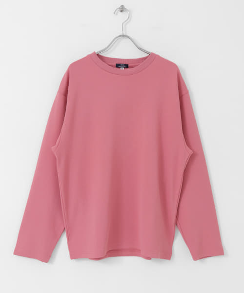クルーネック ツイルカットソー+ロングTシャツ 2セット