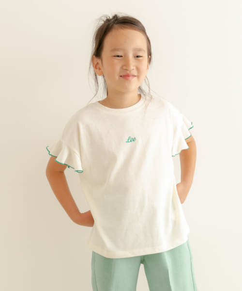 LEE KIDS　FRILL SLEEVE T-SHIRTS
