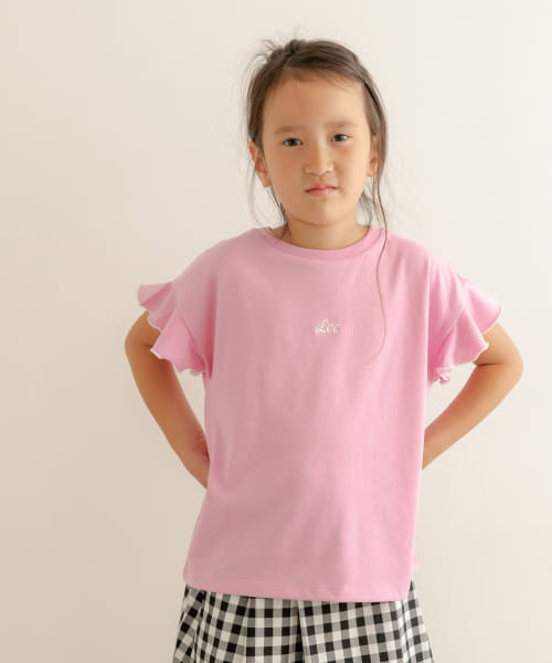 LEE KIDS　FRILL SLEEVE T-SHIRTS
