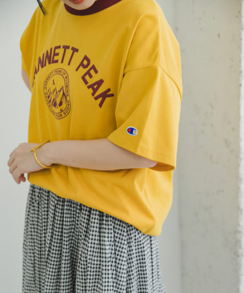 Champion　SHORT SLEEVE CAMP T-SHIRTS