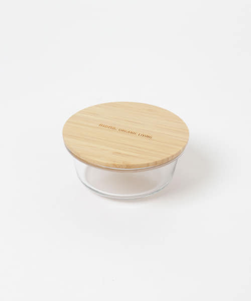 mana. ORGANIC LIVING　耐熱ガラス容器ラウンド小