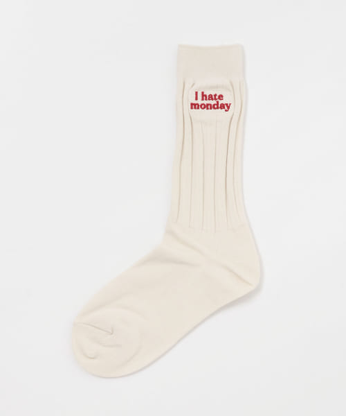 I Hate Monday　Spring Seven Days Socks