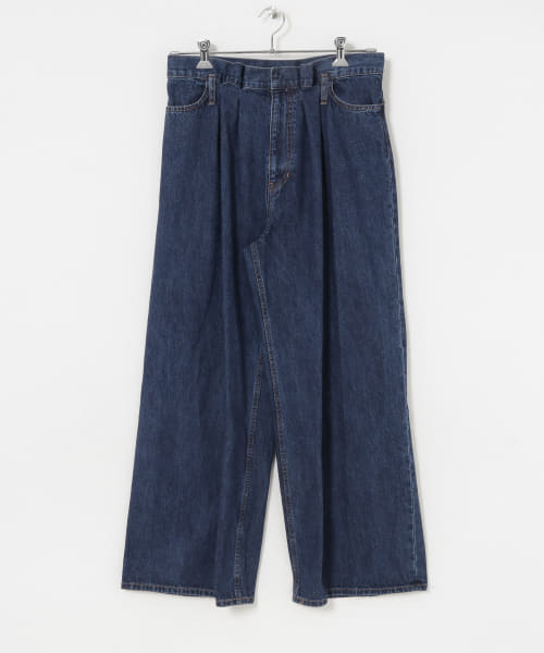 CURRENTAGE　TUCK DENIM