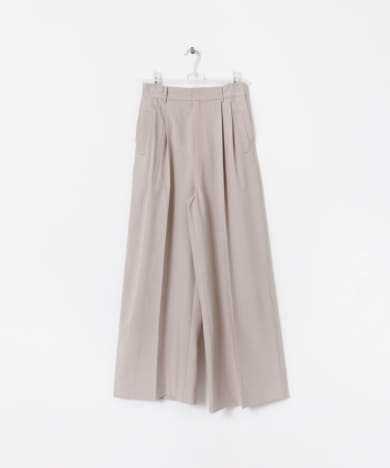 straight wide tack pants