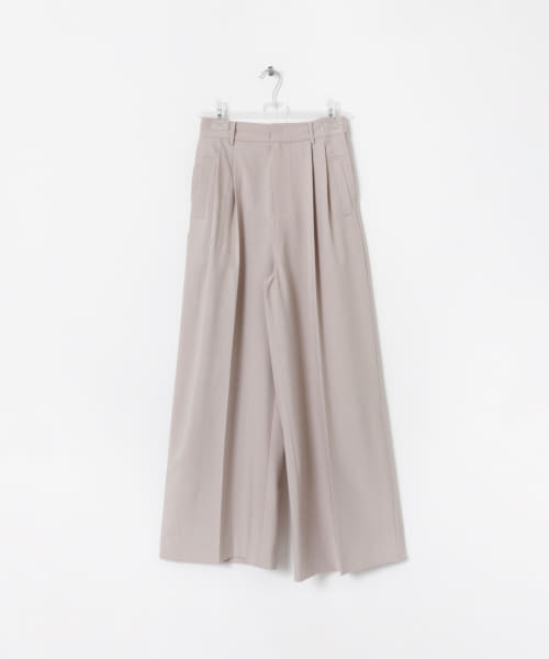 straight wide tack pants