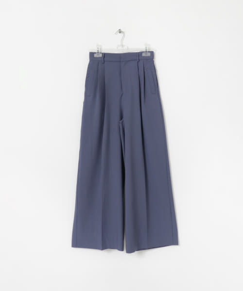 straight wide tack pants