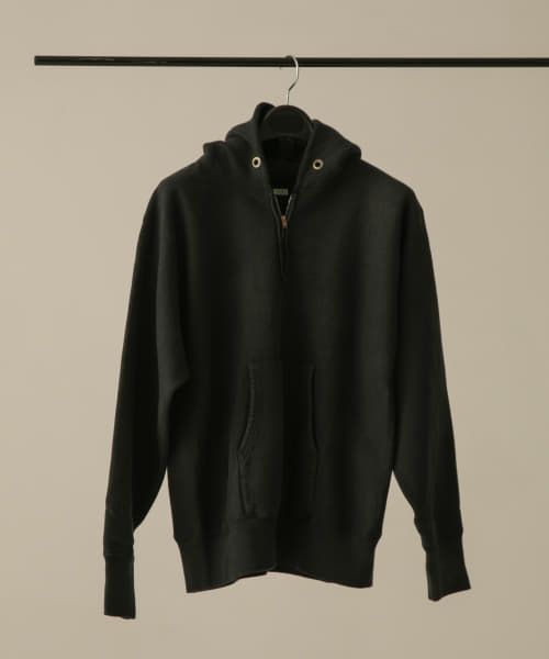A PRESSE　Vintage Half Zip Sweat Hoodie