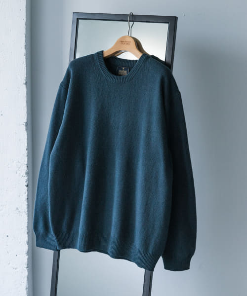 『XLサイズ/WEB限定』ハミルトンウールクルーネックニット