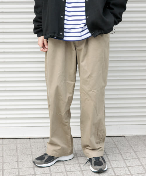 FORK&SPOON　フレンチドリルピグメントチノパンツ