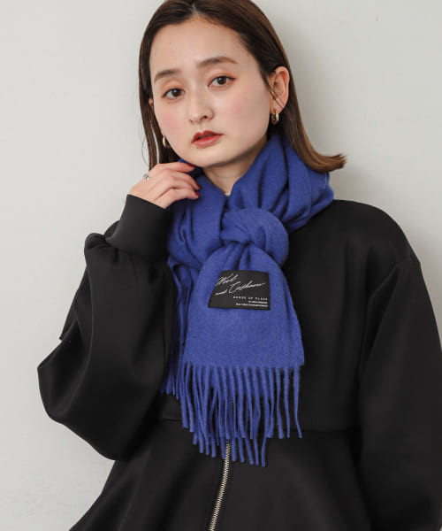 カシミヤ混ウールストール