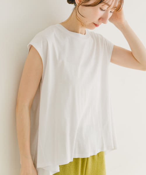 バックティアードフレンチTシャツ