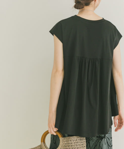 バックティアードフレンチTシャツ
