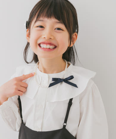 2WAYリボンパールネックレス(KIDS)