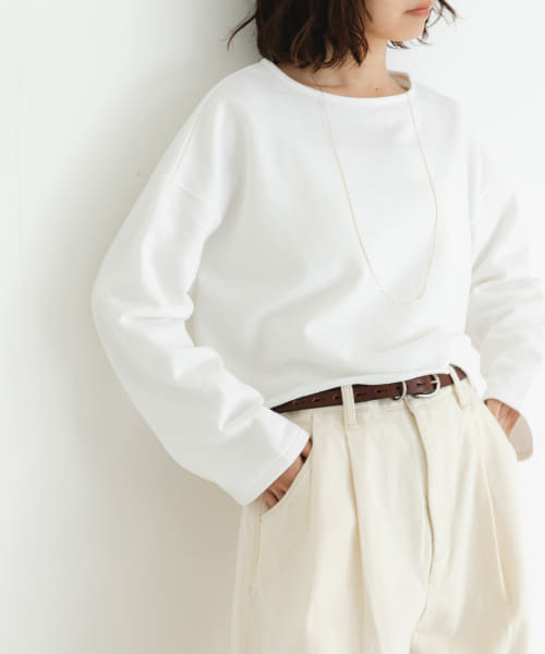 『MADE IN JAPAN』ショート丈カットオフスウェット