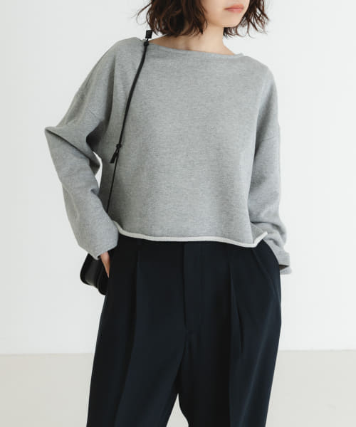 『MADE IN JAPAN』ショート丈カットオフスウェット
