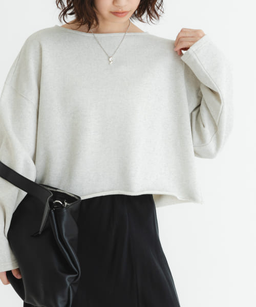 『MADE IN JAPAN』ショート丈カットオフスウェット