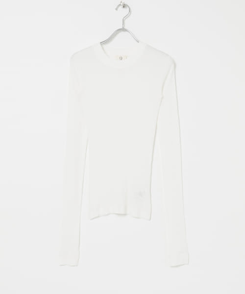 NINETY PERCENT　ANIS RIB TOP