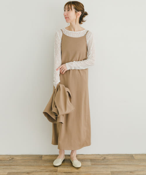 キャミワンピース×ジレセット