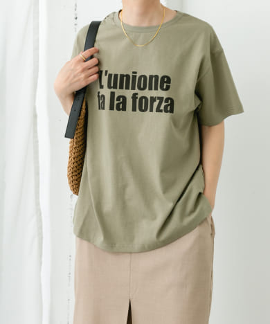 ロゴハンソデTシャツ