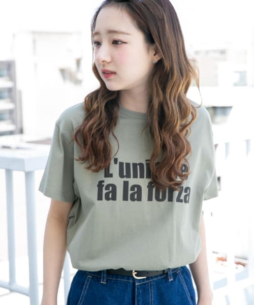 ロゴハンソデTシャツ