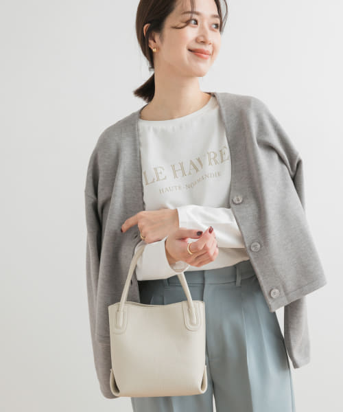 ロゴプリントロングTシャツ
