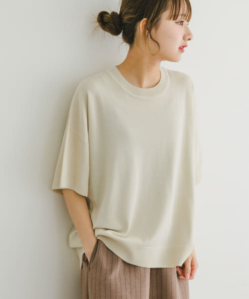 ニットTシャツ