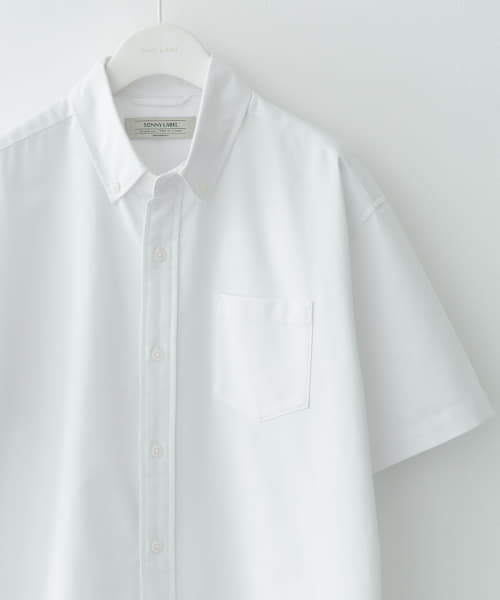 抗菌オックスボタンダウン半袖シャツ