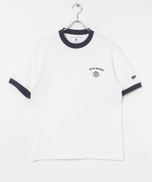 Scye　Print Ringer T-shirts