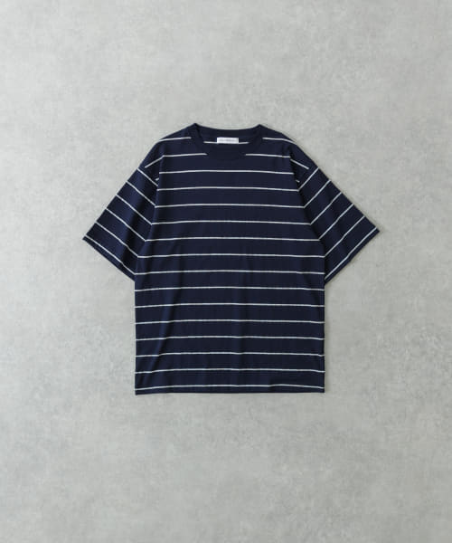 RELAX FIT BORDER T-SHIRTS
