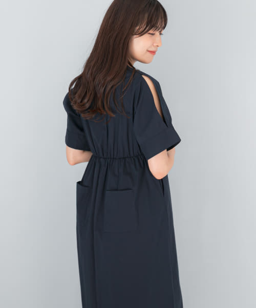 F by ROSSO　スリットショルダーワンピース