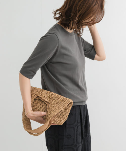 『UR TECH ひやサラクール』コットンハーフスリーブKNIT