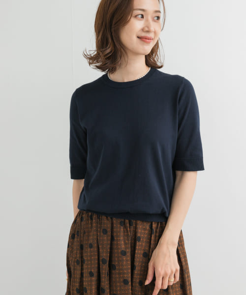『UR TECH ひやサラクール』コットンハーフスリーブKNIT