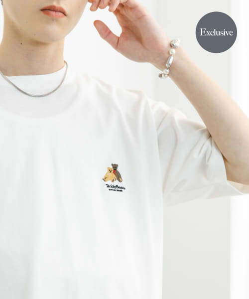 『別注』TeddyBear×SENSE OF PLACE　ショートスリーブTシャツ