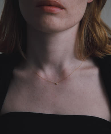 decor『デコール』　18K Dia Necklace0.05ct