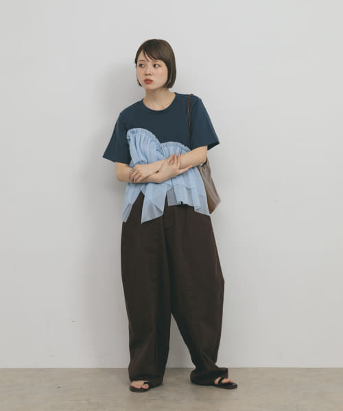 アシメフリルドッキングTEE