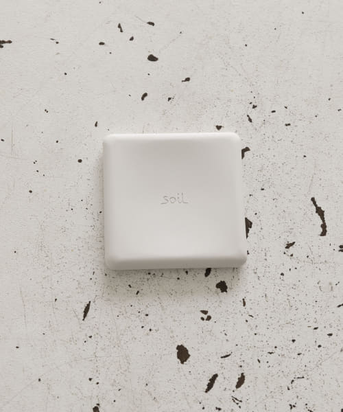 soil　SOAP DISH square