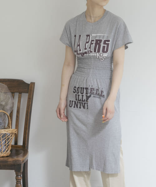 77circa　circa make shirring ONE-PIECE