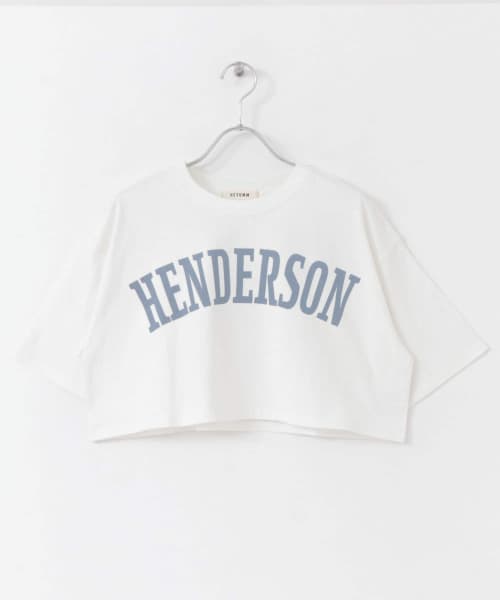 カレッジロゴクロップドTシャツ