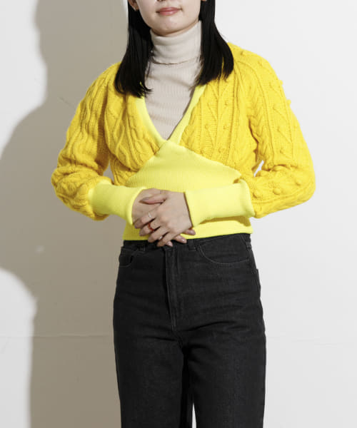 77circa　fisherman sweater(後染め)