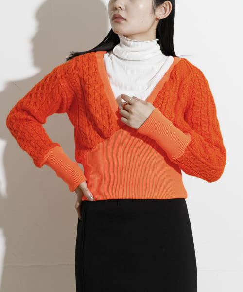 77circa　fisherman sweater(後染め)