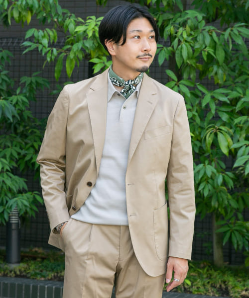 LIFE STYLE TAILOR　ストレッチコットンジャケット