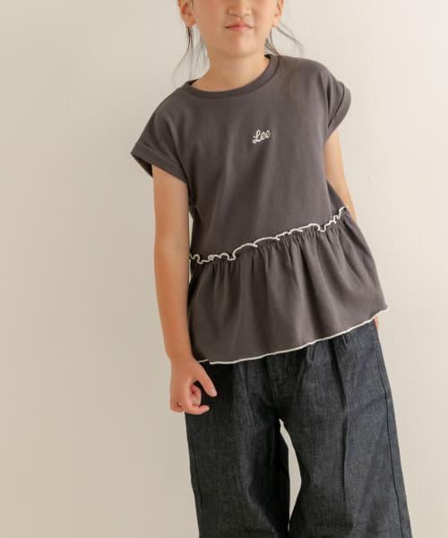 LEE KIDS　FRILL HEM T-SHIRTS