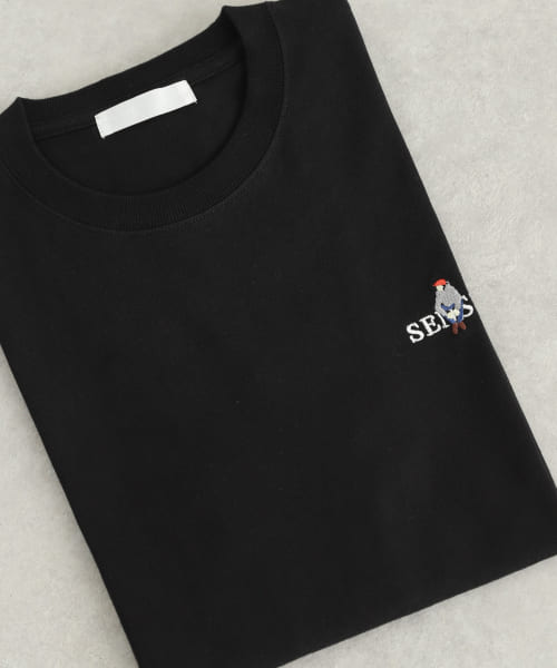 『ユニセックス』ポップアートシシュウTシャツ(5分袖)B