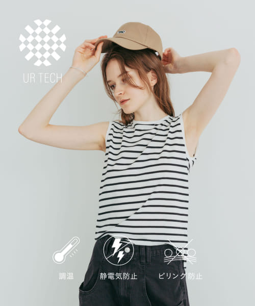 『UR TECH』ノースリーブカットソー