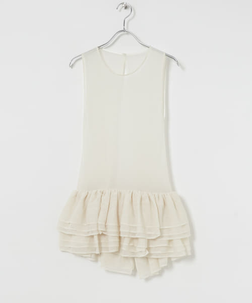 Po/　Tulle tunic dress