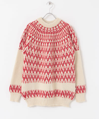 GUERNSEY WOOLLENS　Iceman Twotone Sweater